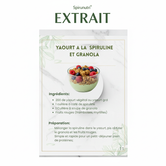 Extrait recette Spirunutri®