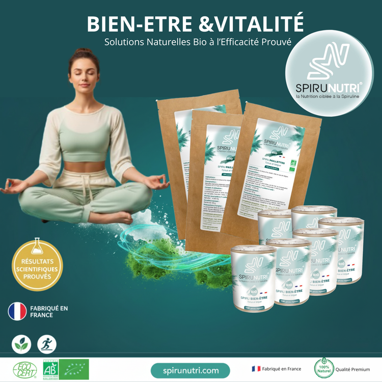 Bien-être & Vitalité -Compléments Alimentaires Spiruline BIO| Spirunutri®