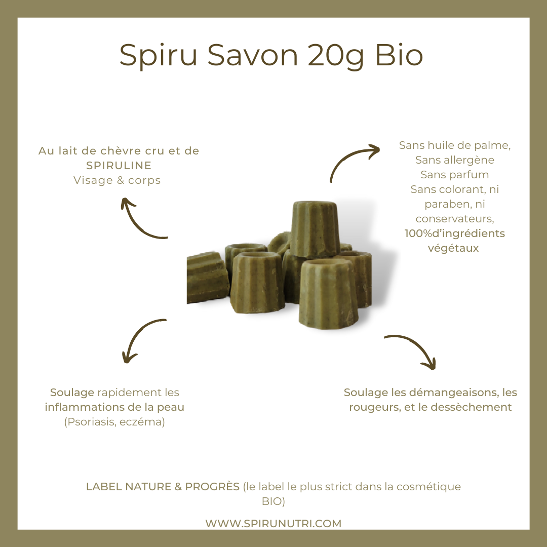 Spiru Savon Cannelé BIO 20g
